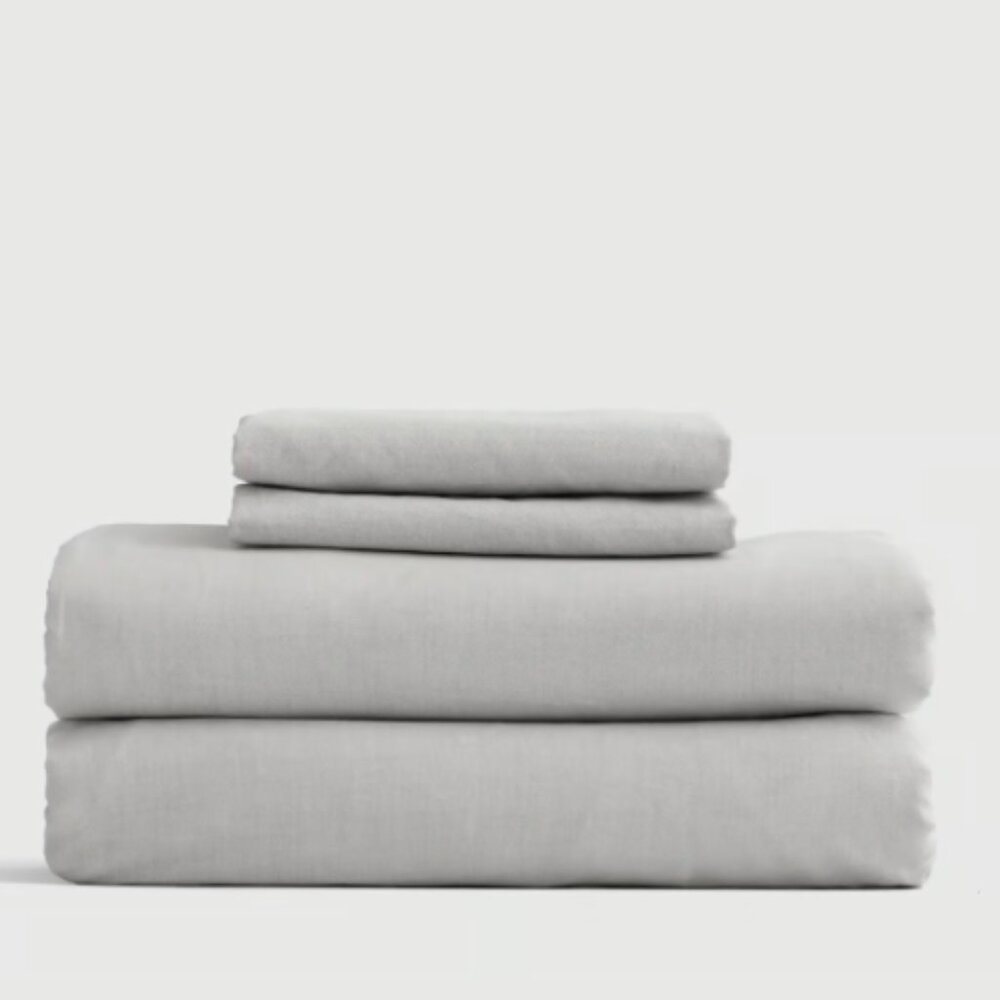 New Quince Mongolian Cashmere Cotton Full Sheet Set